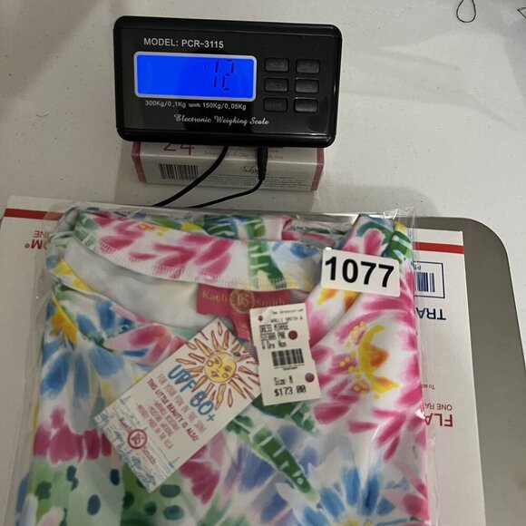 Kaeli Smith M Floral Mirage Shift Dress Pockets UPF 50+ Vacation Golf Beachy Art - Picture 16 of 16